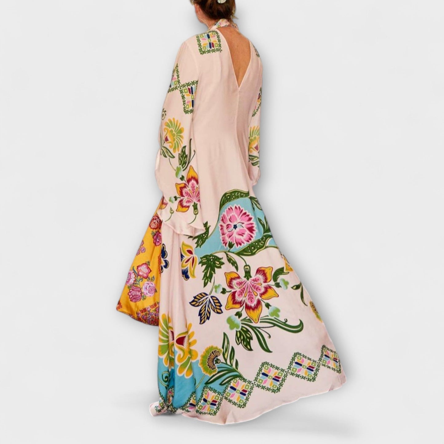 Floral Print Maxi Dress for Special Occasions