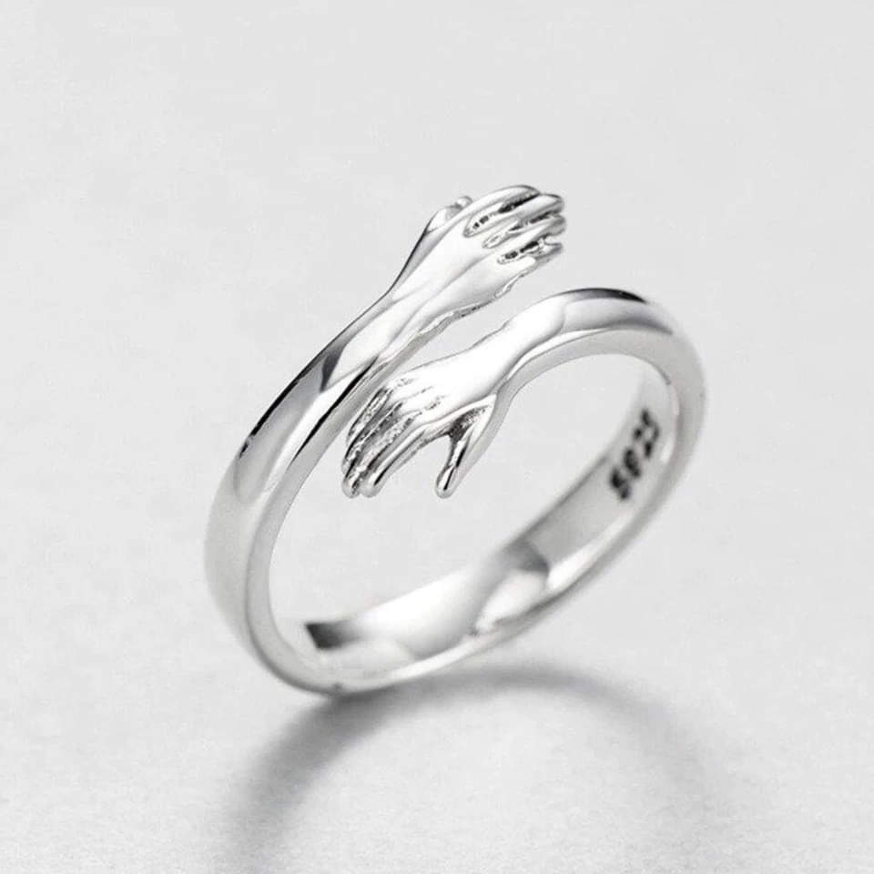 Adjustable Silver Embrace Band