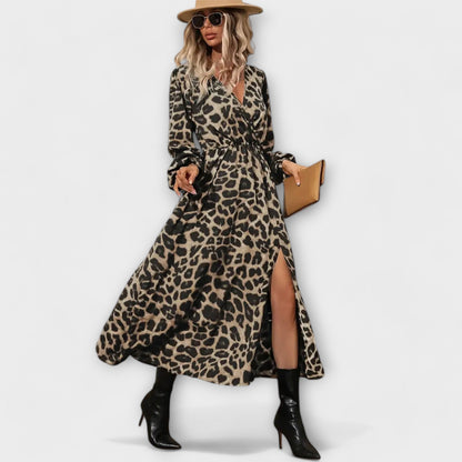 Chic Leopard Print Dress for Day or Night