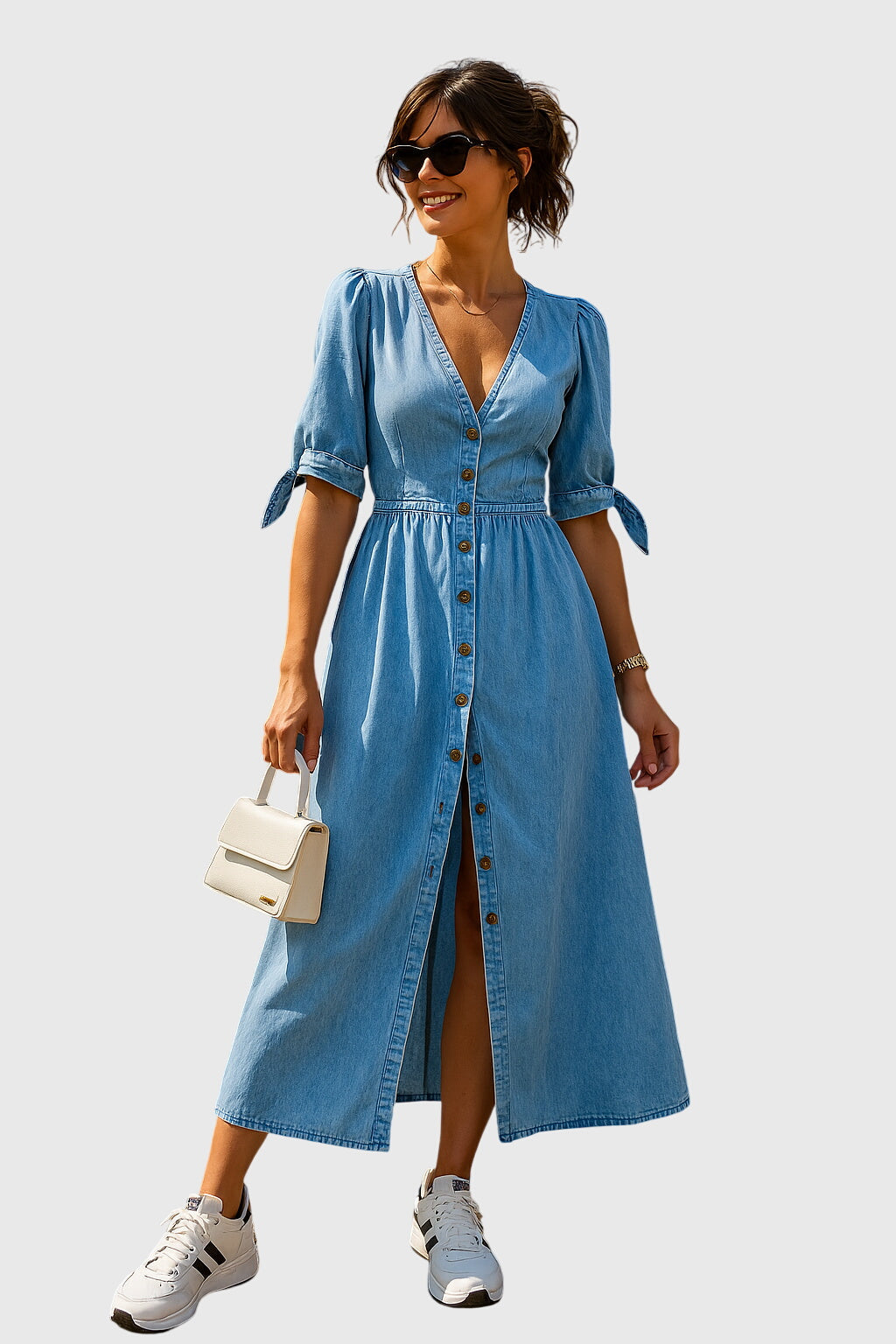 Jacqueline™ | Chic Denim Dress for Any Occasion