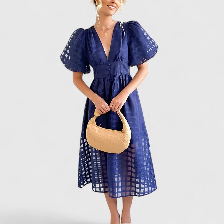 Elanqi | Chic Midi Dress for Any Occasion