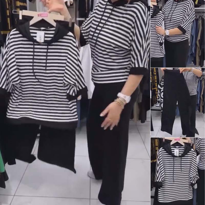 Chic Modern Top and Pants Ensemble for Any Occasion