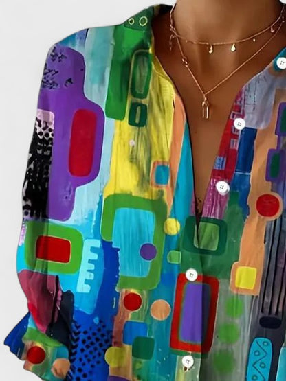 Rose™ | Chic Geometric Pattern Top for All Occasions