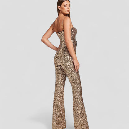 Women's Sequin Jumpsuit | Shimmering Party Attire for Special Occasions